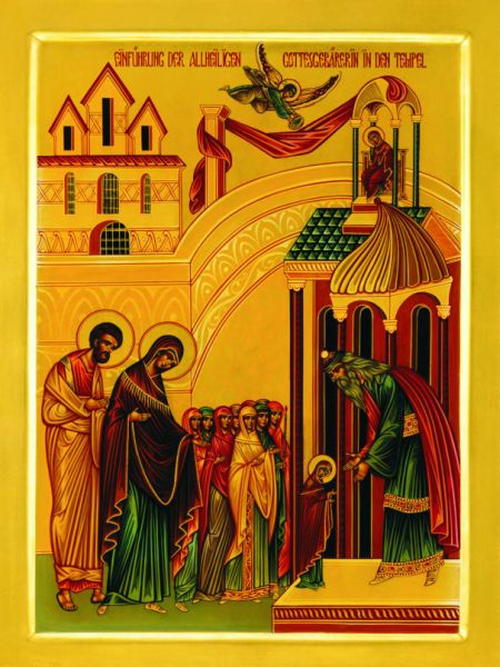 Tempelgang moeder gods 4 groot