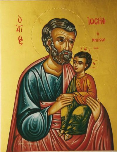 Jozef man van Maria en kind