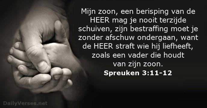 bijbelvers spreuken-3-11-12