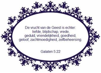 bijbeltekst de vrucht van de geest is liefde Galaten