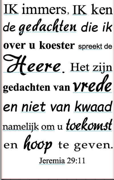 bijbeltekst Jeremia 29,11