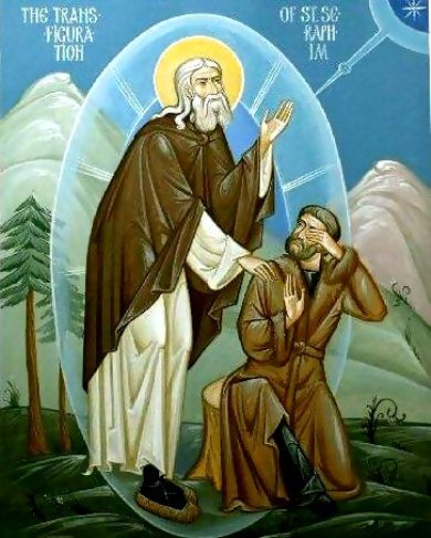 Serafim van Sarov ongeschapen licht