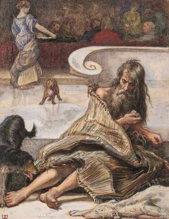 From the Havard Art Museums'collections The Rich Man and Lazarus